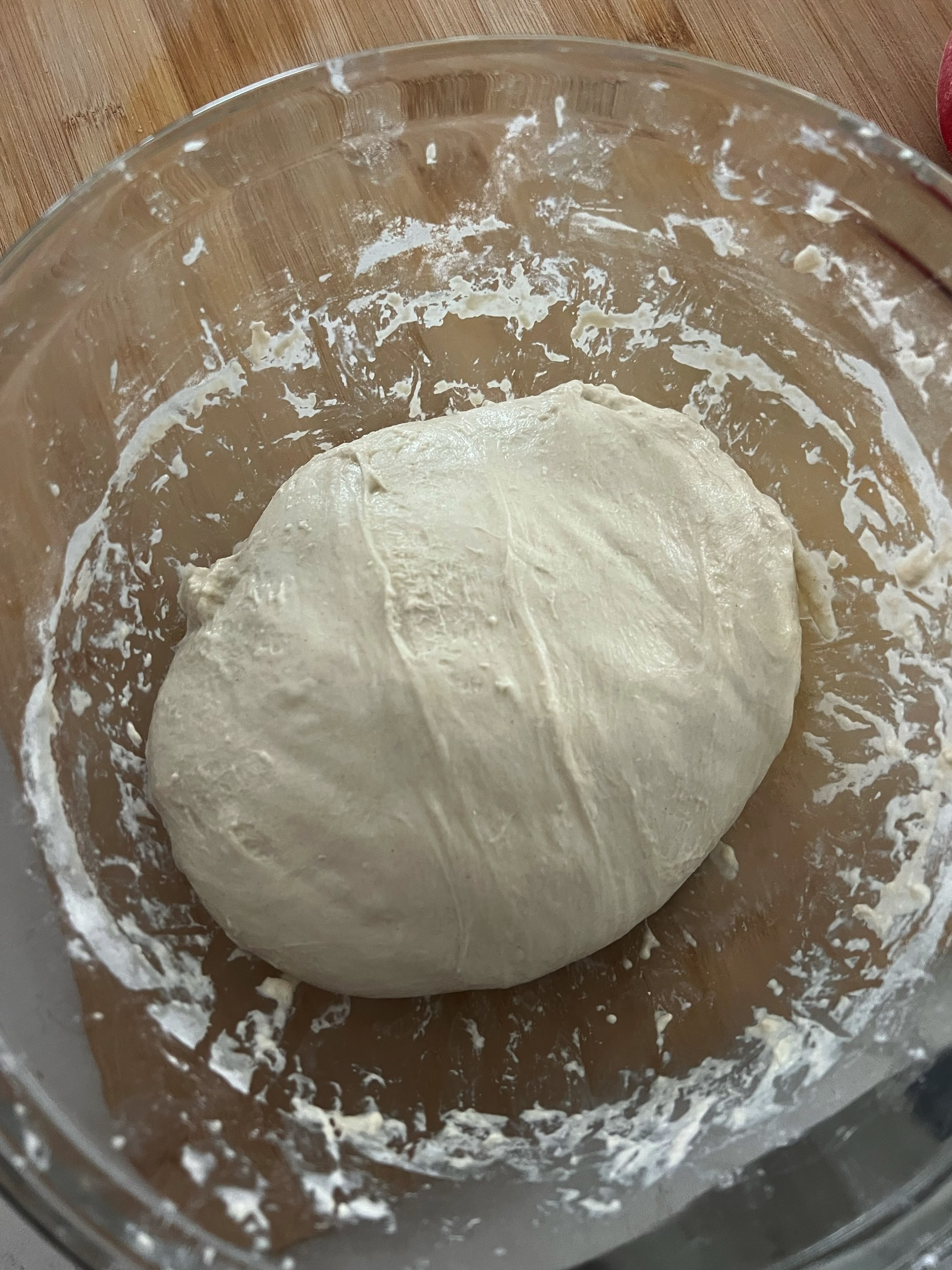 Dough in bowl